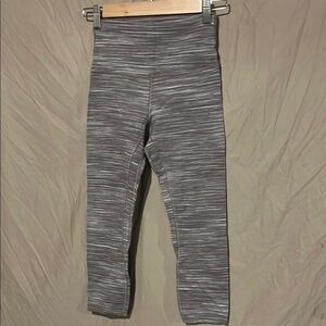 Lululemon Athletica Gray Leggings with High-Rise Waistband